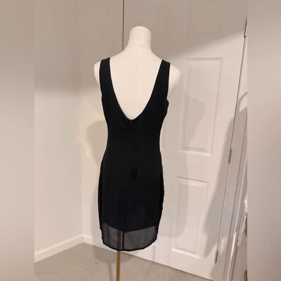 Vintage 1960s Hand-Beaded Sequined Shift Dress - Size S - Picture 3 of 12